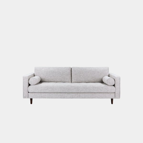 castle fabric sofa grey