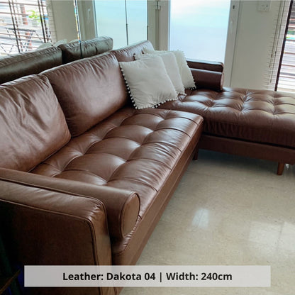 Castle faux leather sectional sofa sample options (Other)