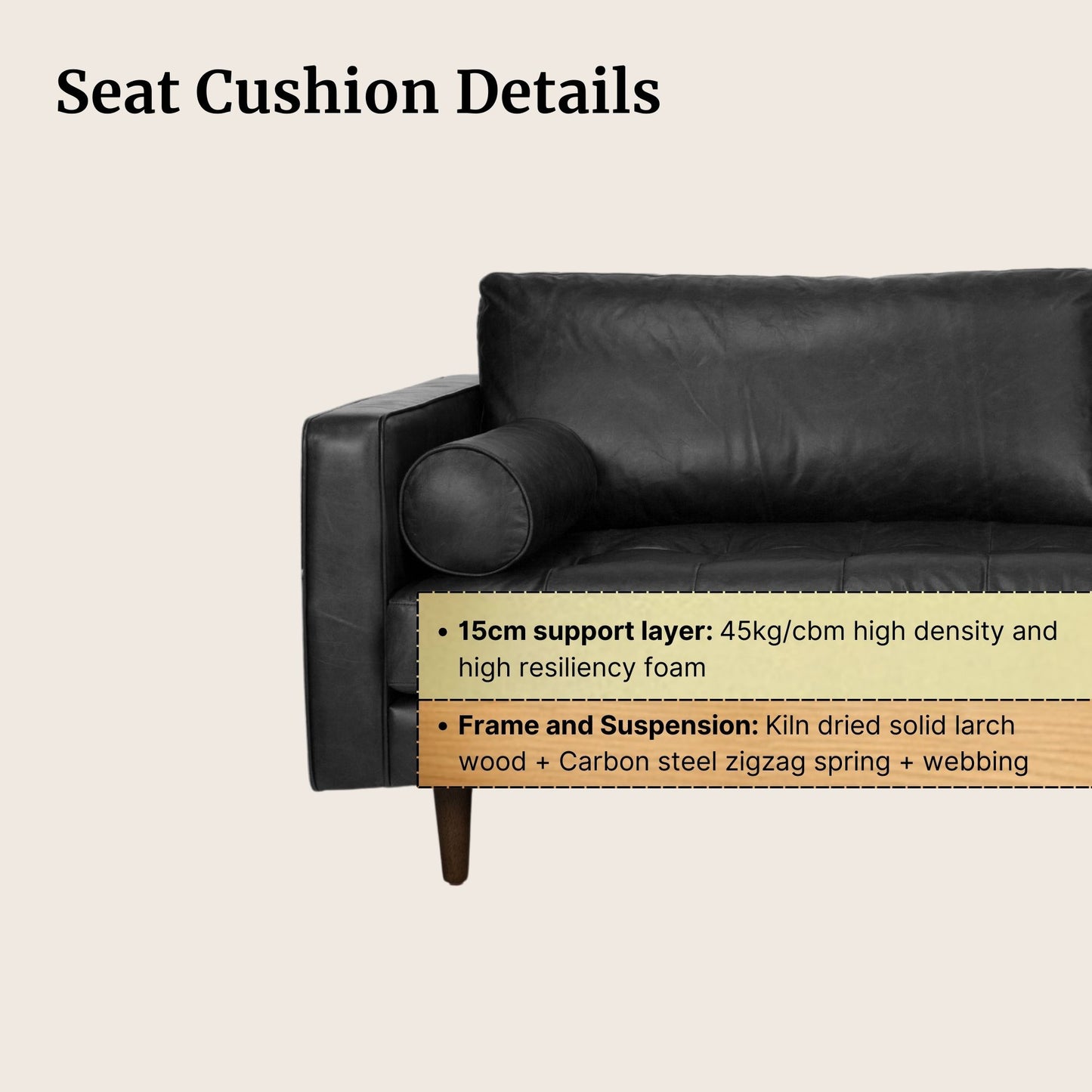 Castle Faux Leather L-Shaped Sectional Sofa