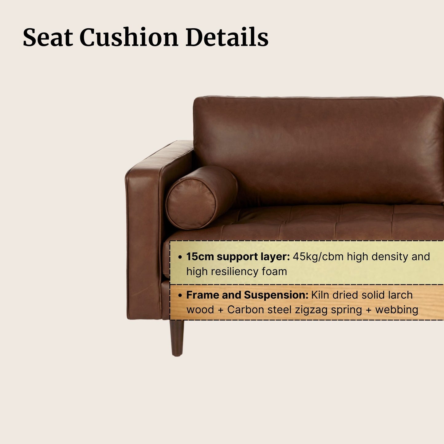 Castle Faux Leather L-Shaped Sectional Sofa