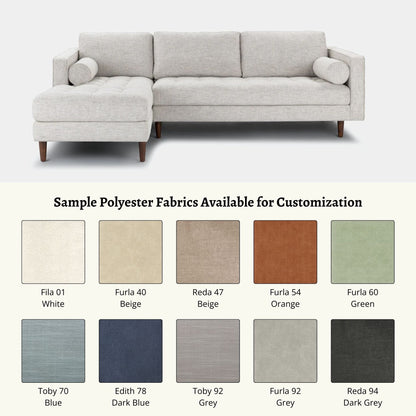 Castle sectional sofa blended polyester fabric customization (Other)