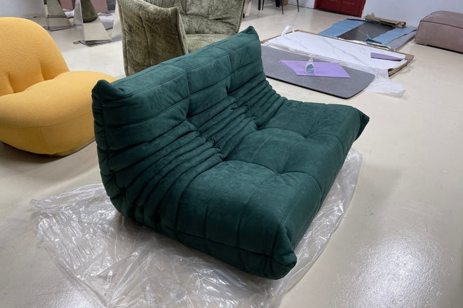 Caterpillar 131cm Green Fabric Sofa Jiang Ruimin | Nov 24