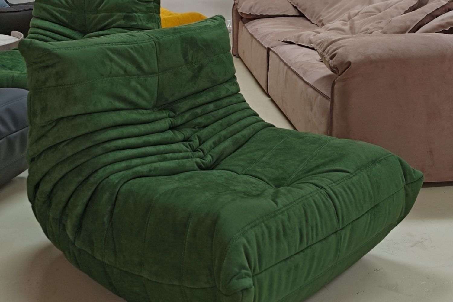 Caterpillar 87cm Green Fabric Chair Lounge Pamela | Jun 24