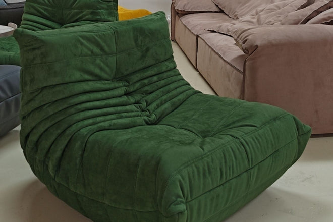 Caterpillar 87cm Green Fabric Chair Lounge Zarrith | Jun 24