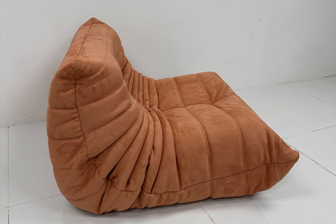 Caterpillar 87cm Orange (Marsha 07) Suede Fabric Lounge Chair Lim Fang Min | Sep 24