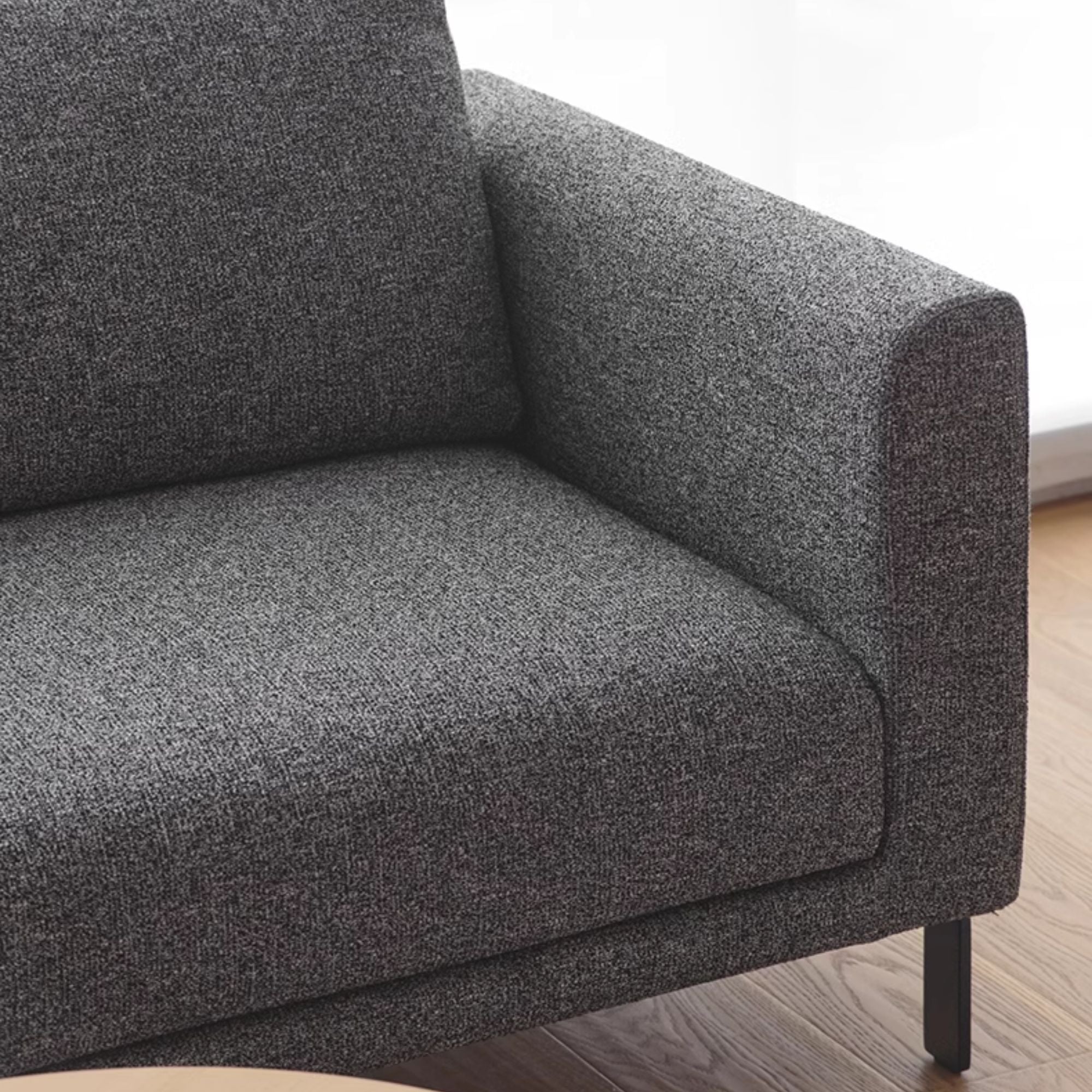 Cedar fabric sofa dark grey