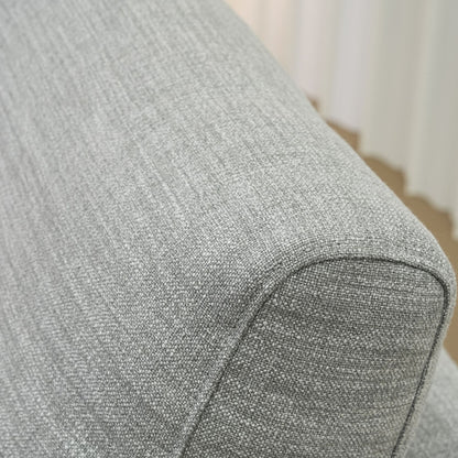 Cedar grey fabric armless sofa