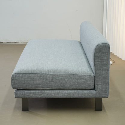 Cedar grey fabric armless sofa