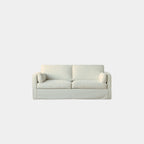 Celeste fabric sofa white