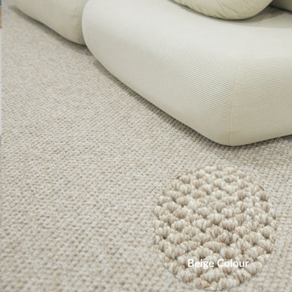 Celine wool rug beige