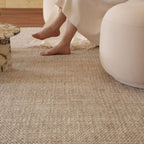 Celine wool rug beige