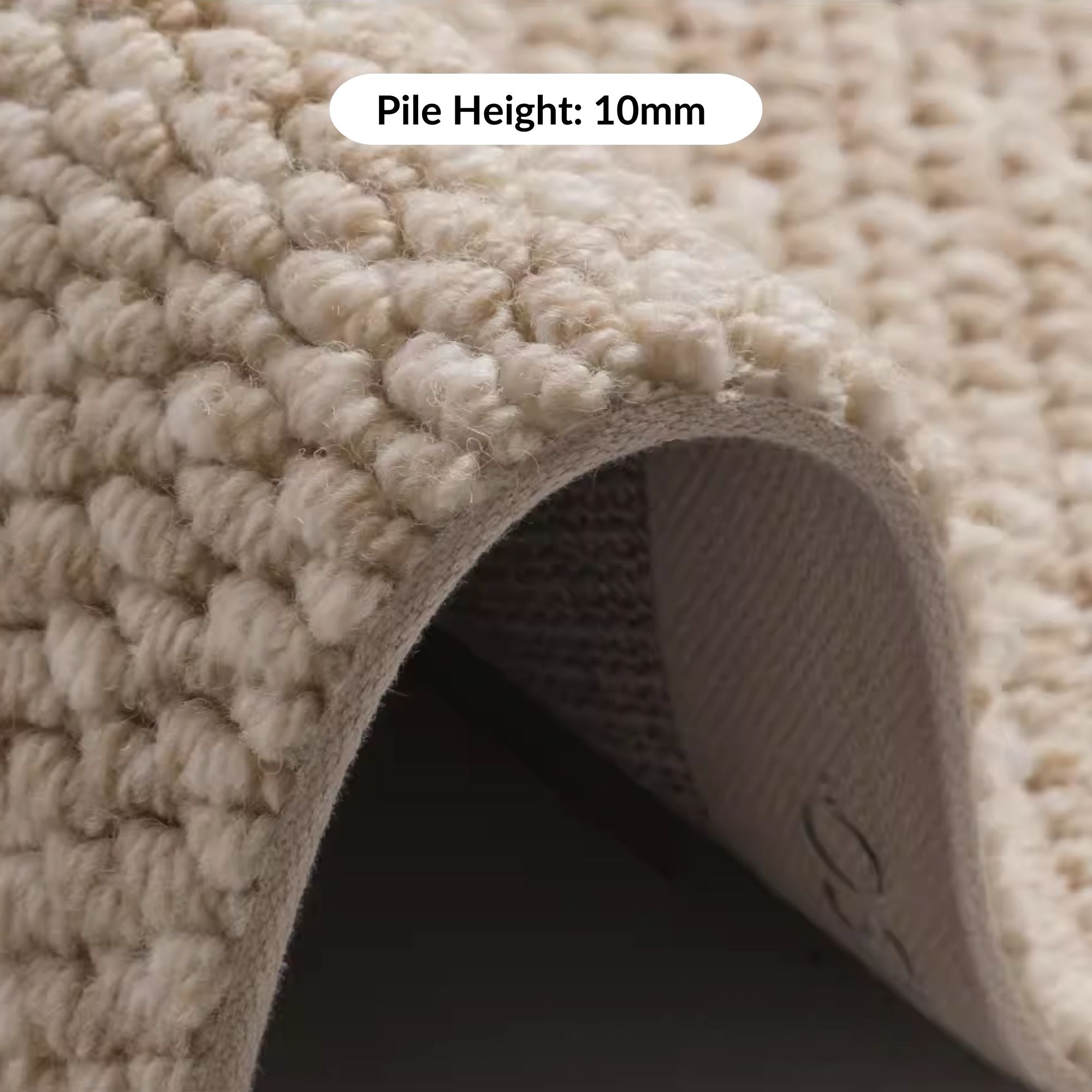 Celine wool rug beige