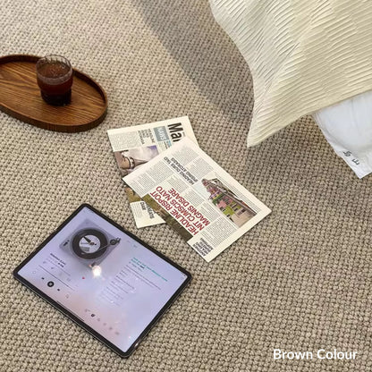 Celine wool rug brown