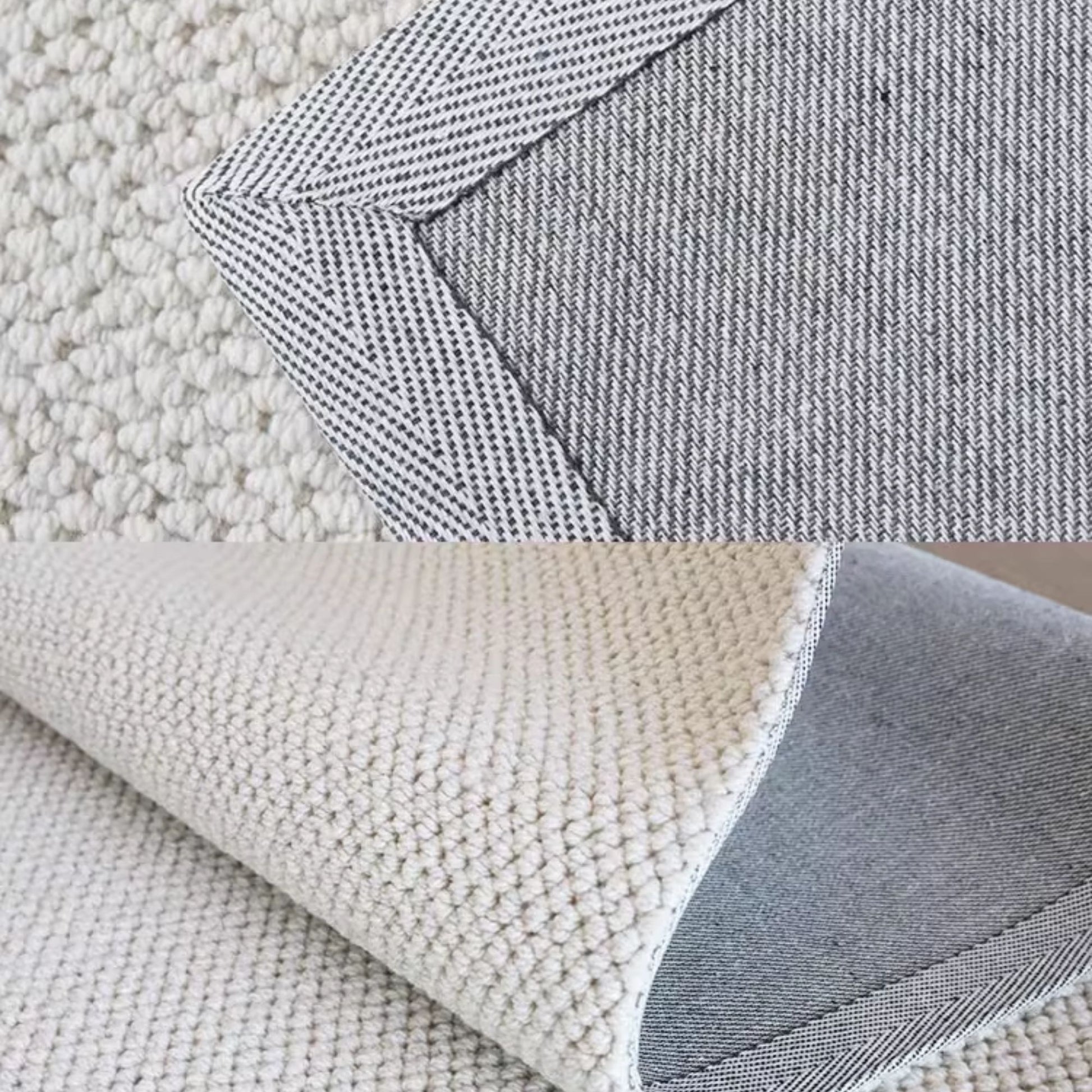 Celine wool rug cream