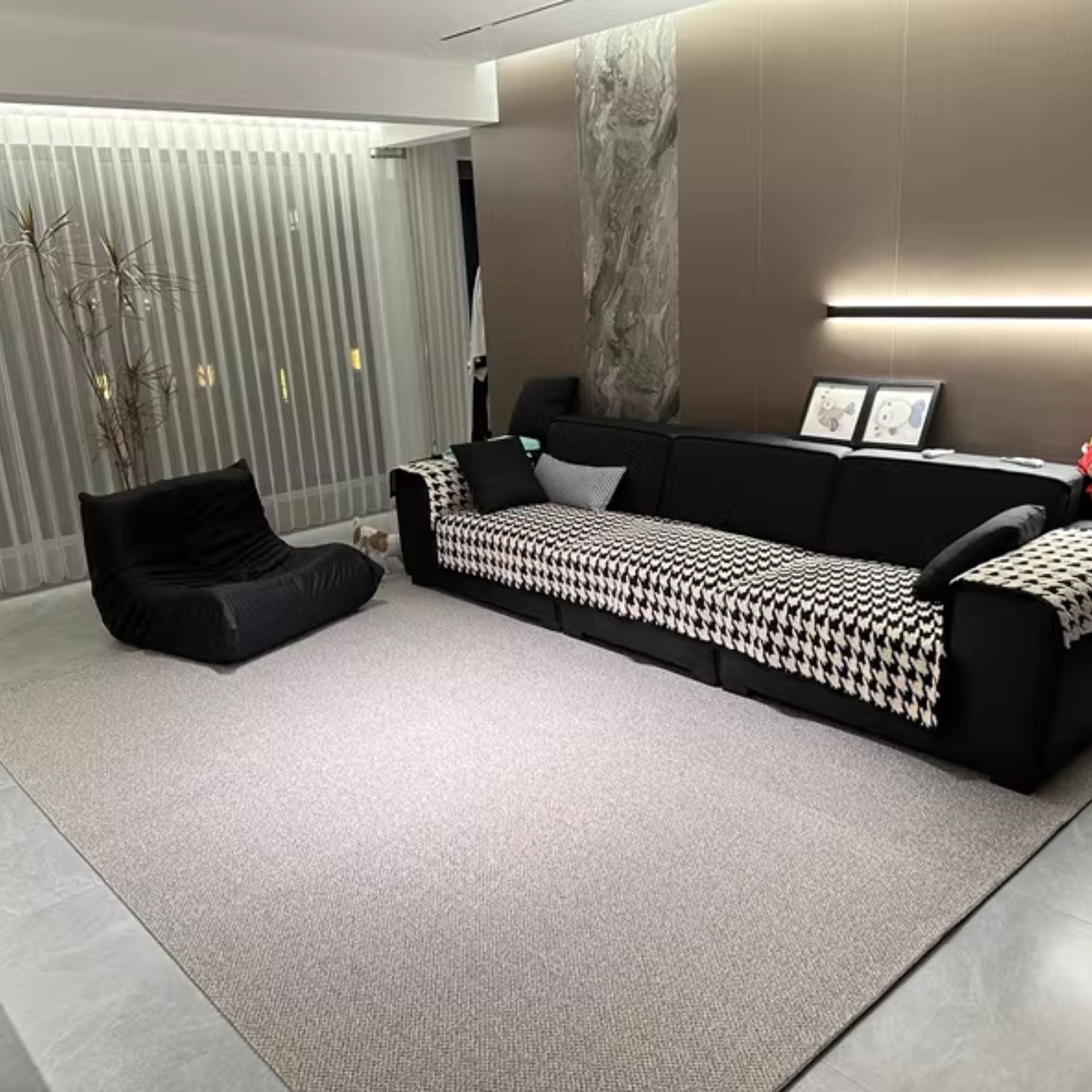 Celine wool rug in living room