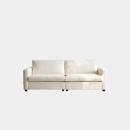 chalet fabric sofa white