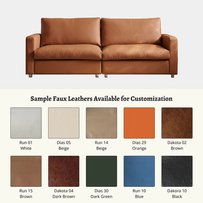 Chalet faux leather sofa sample colours available (Other)