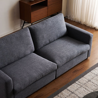 Chalet grey fabric sofa