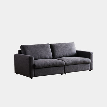 Chalet grey fabric sofa