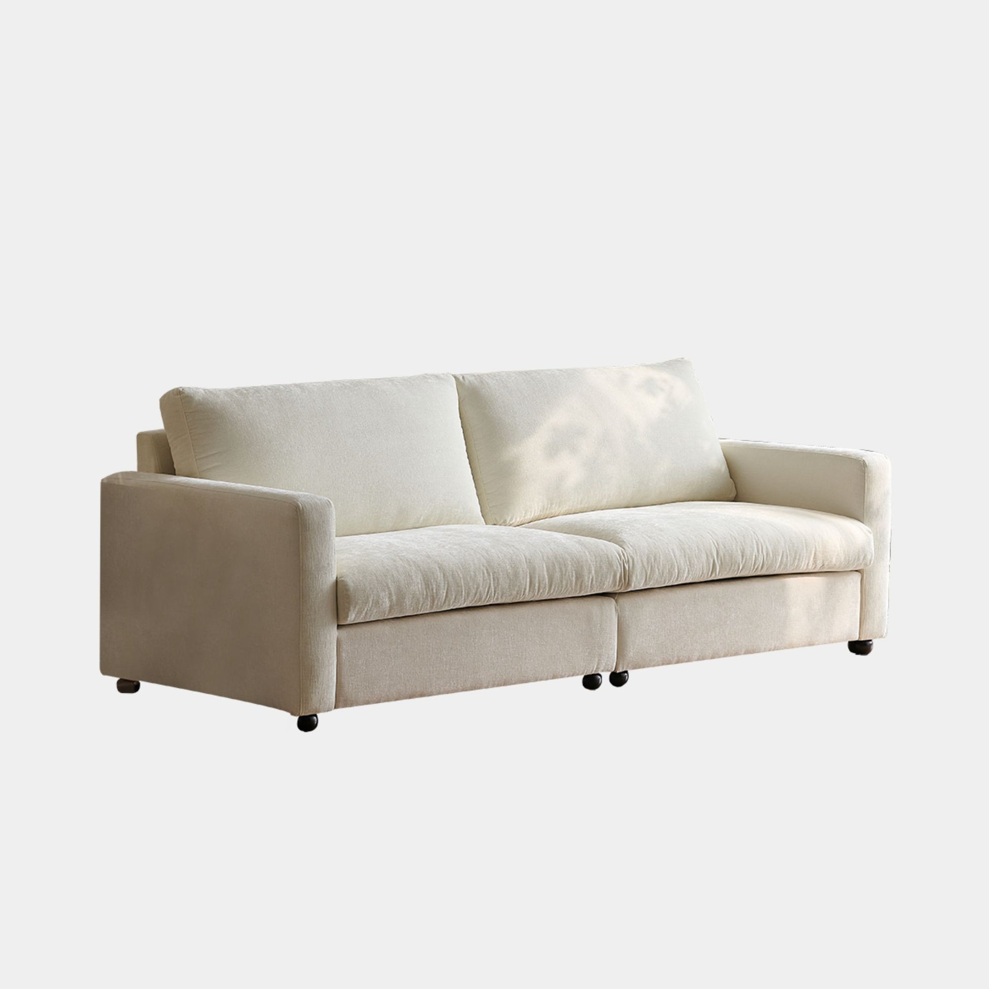 Chalet white fabric sofa