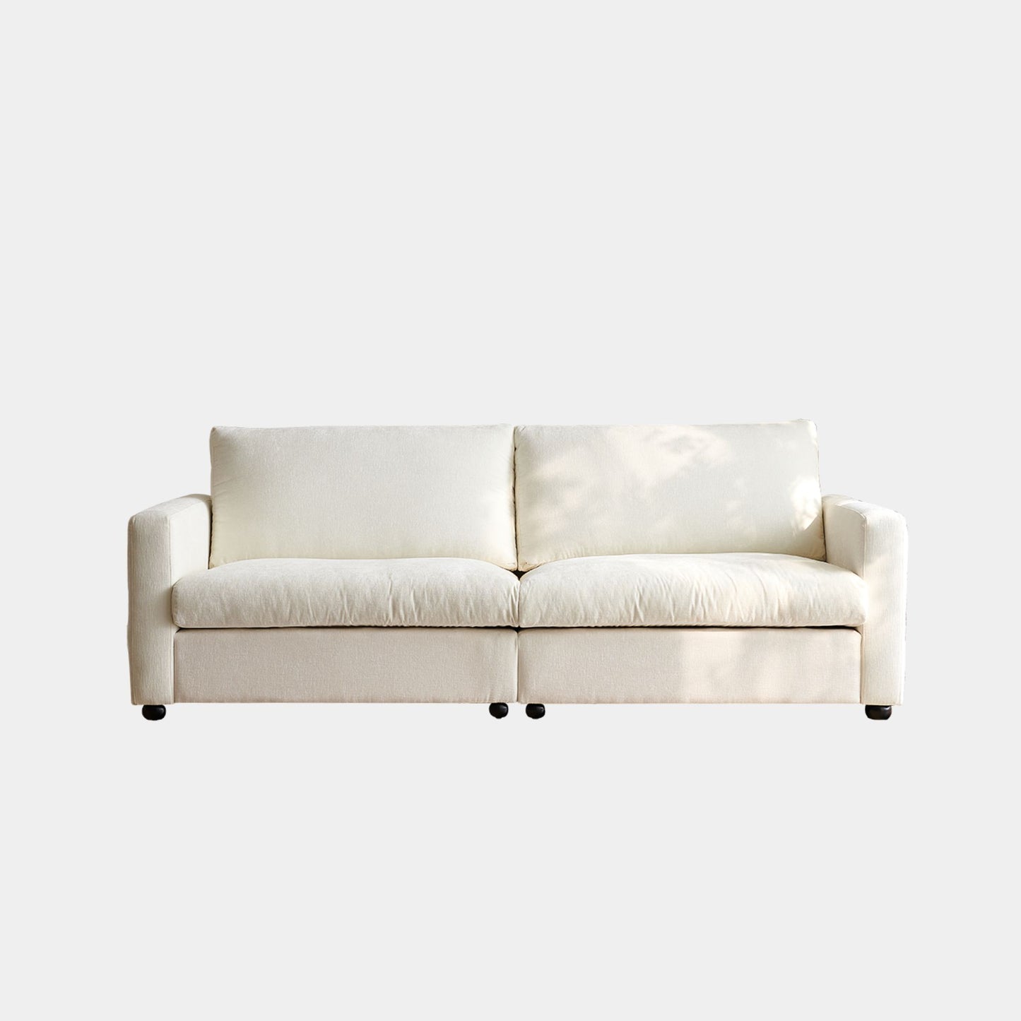 Chalet white fabric sofa