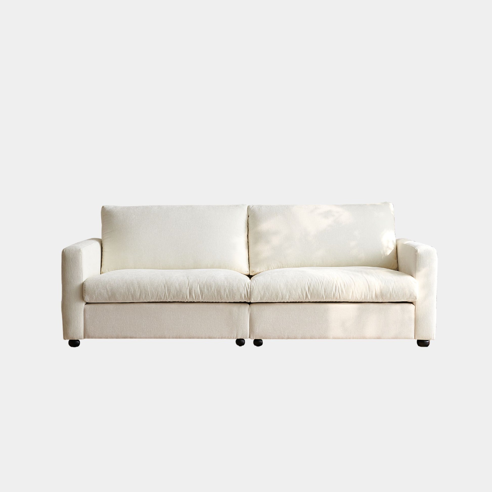 Chalet white fabric sofa