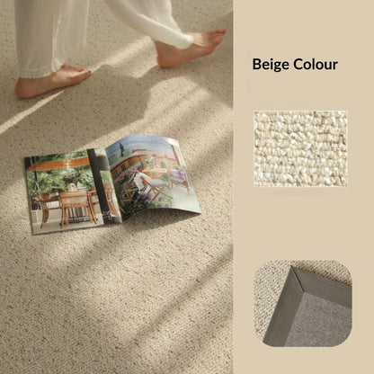 Chanel wool rug beige colour