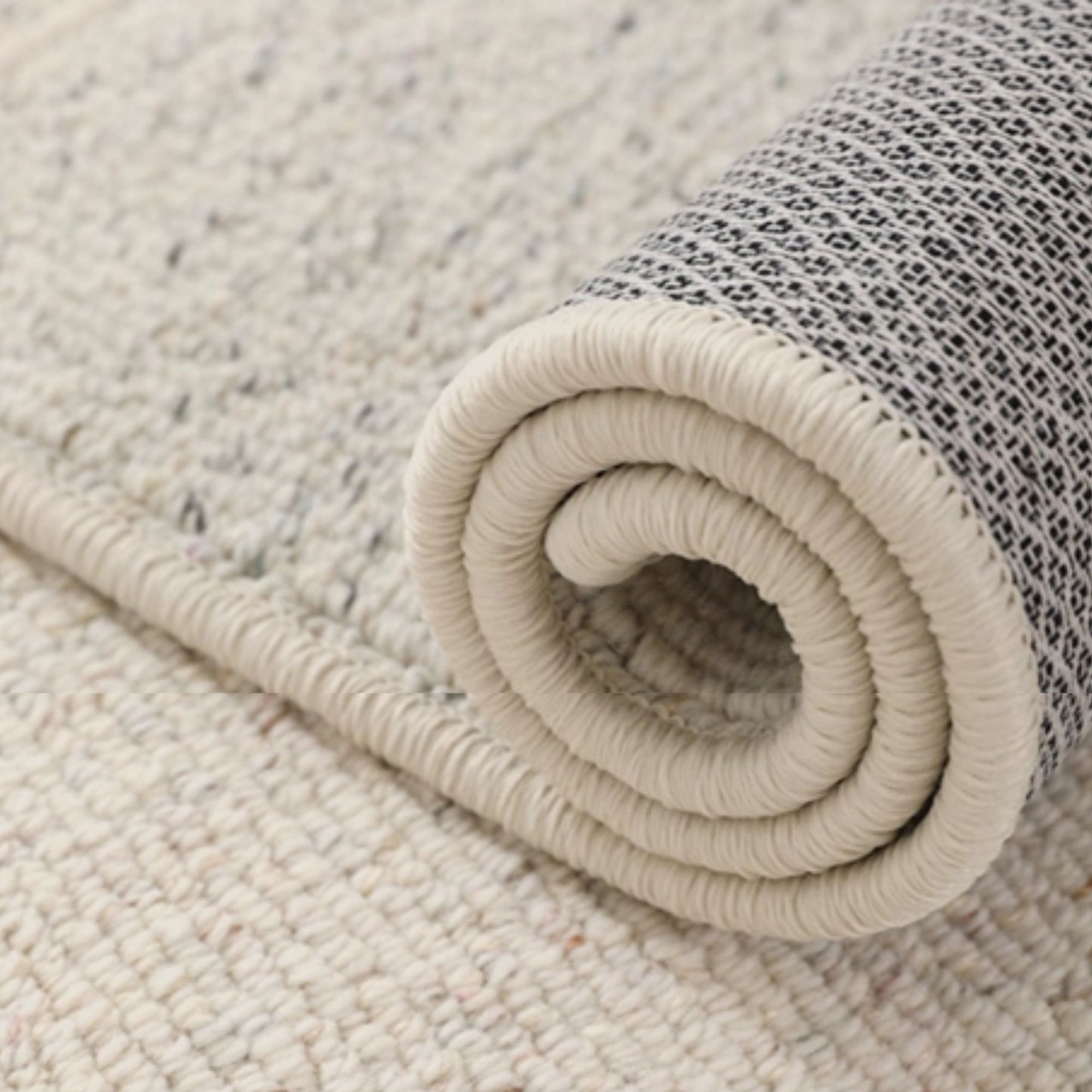 Chanel wool rug blue colour