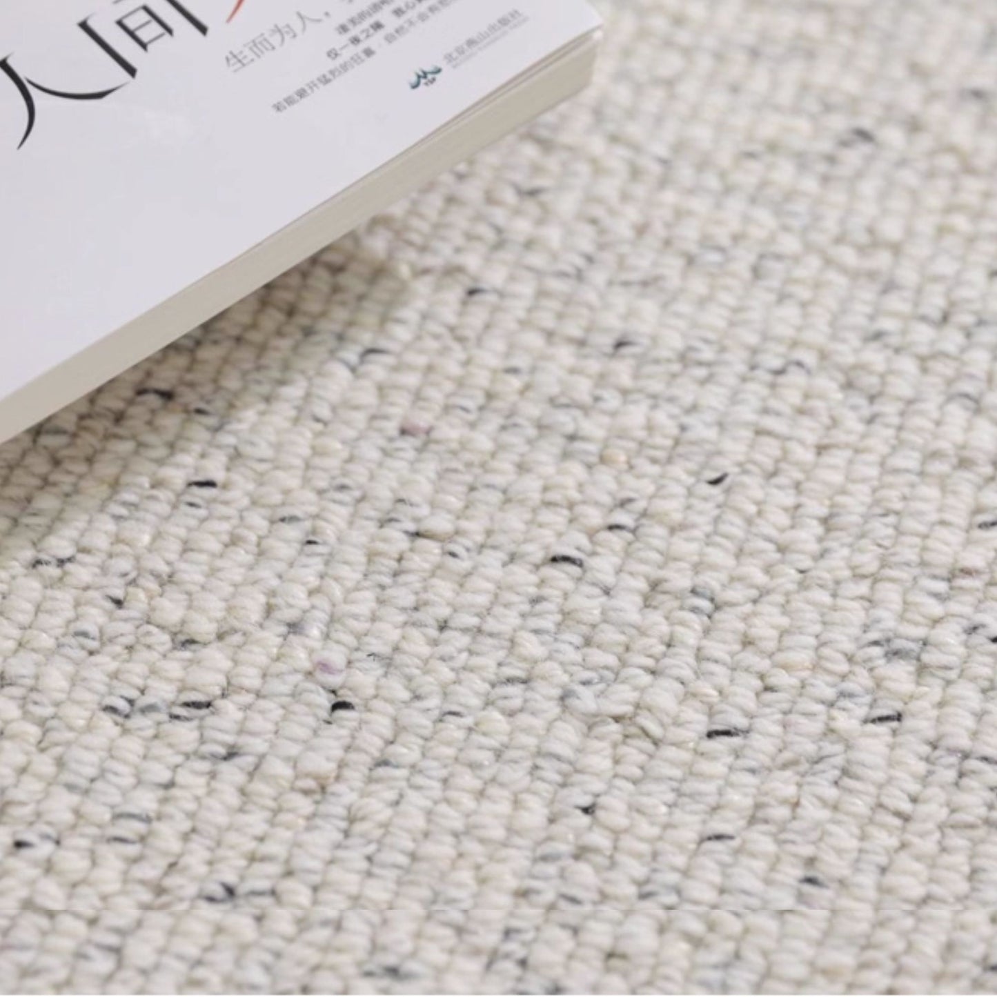 Chanel wool rug blue colour