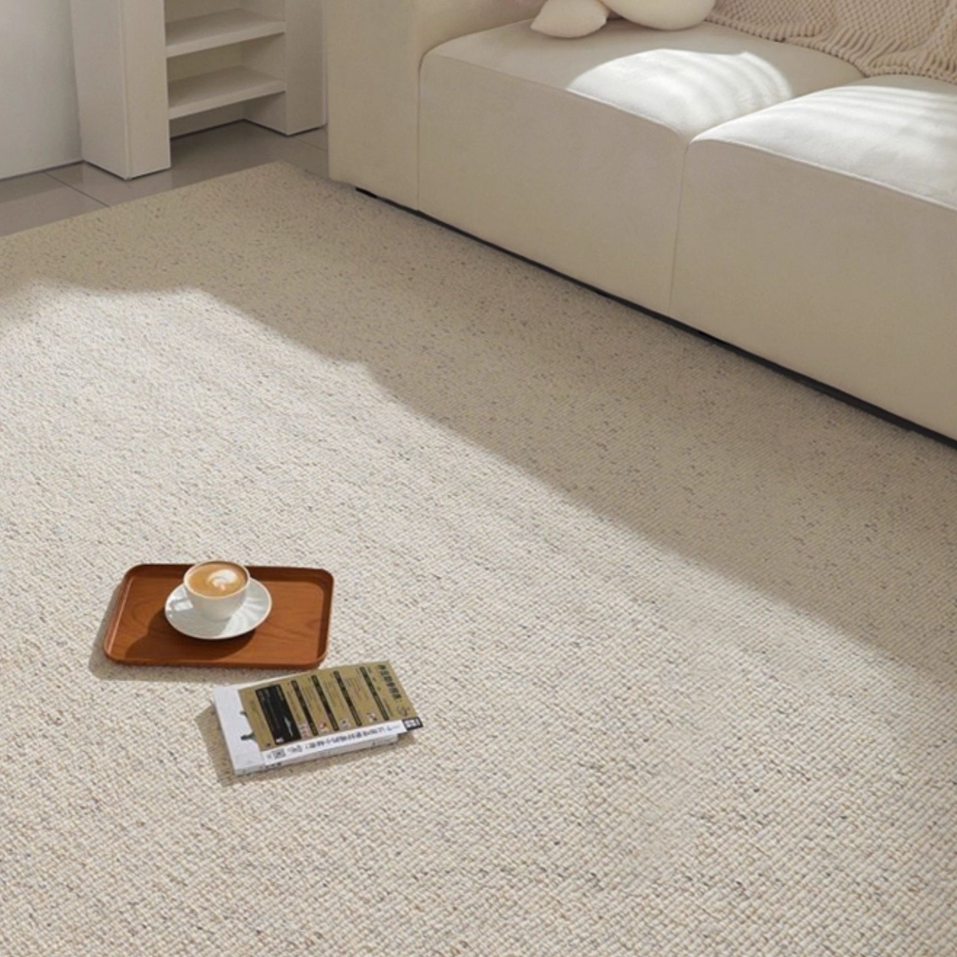 Chanel wool rug cream colour