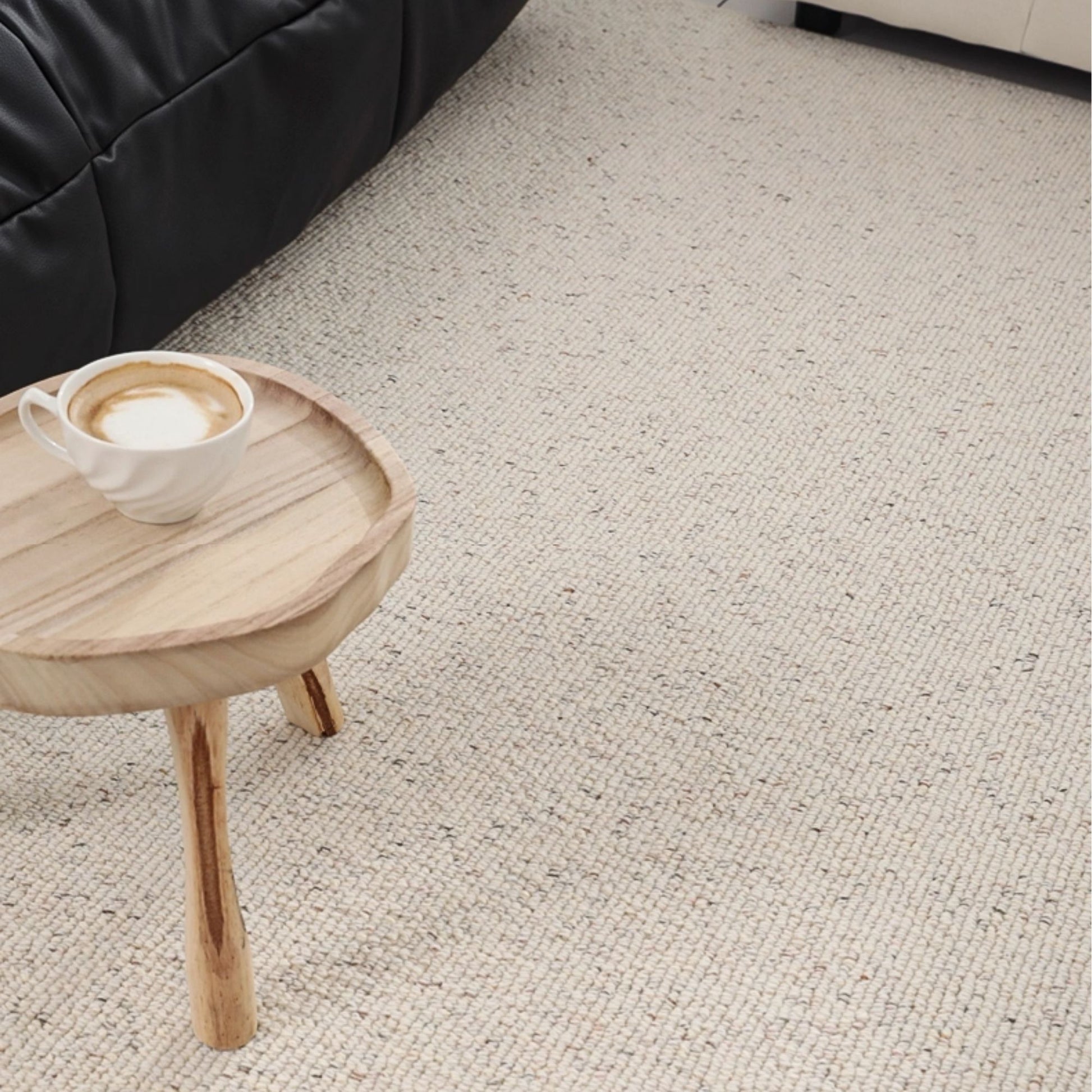 Chanel wool rug cream colour