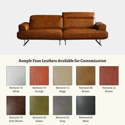 Charles faux leather sofa other faux leather options (Other)