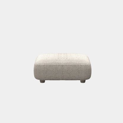 charmy fabric ottoman beige