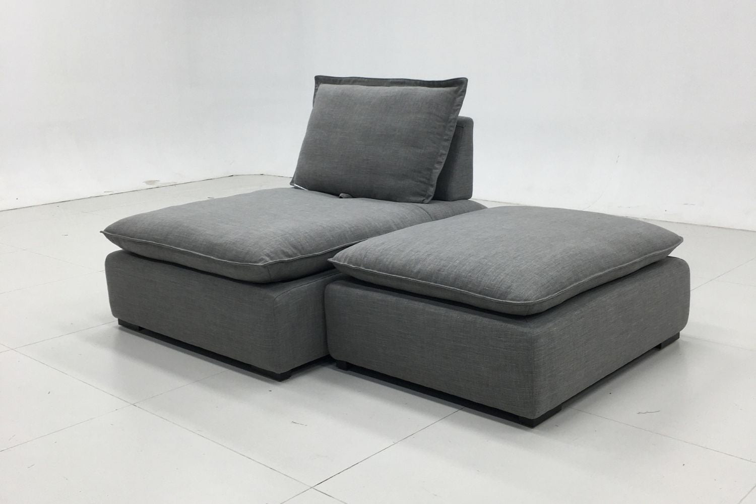 Chime 100cm Grey Fabric Lounge Chair Yee Ching | Aug 25