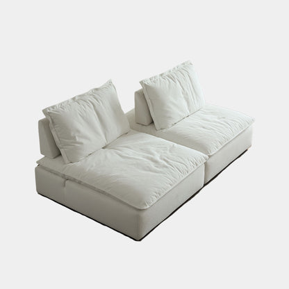 Chime fabric sofa white