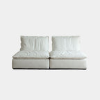 Chime fabric sofa white