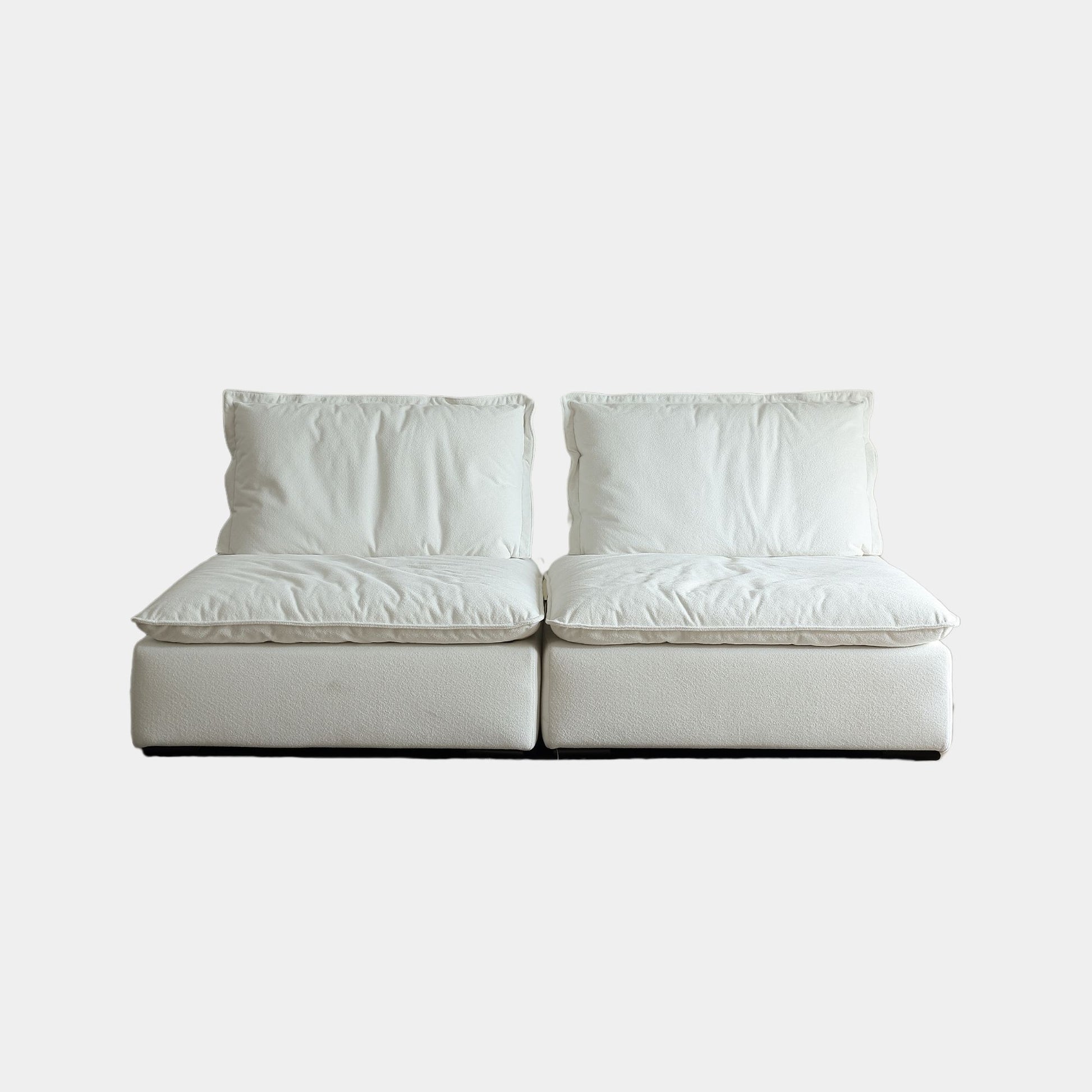Chime fabric sofa white