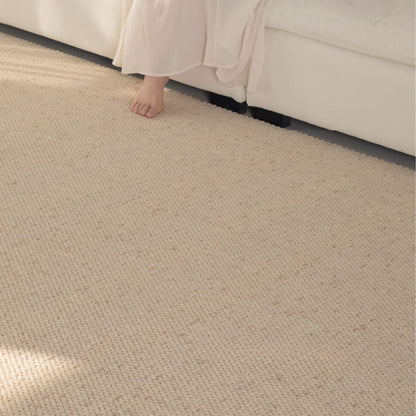 chloe wool rug beige