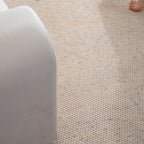 chloe wool rug beige