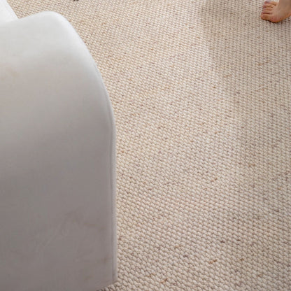 chloe wool rug beige