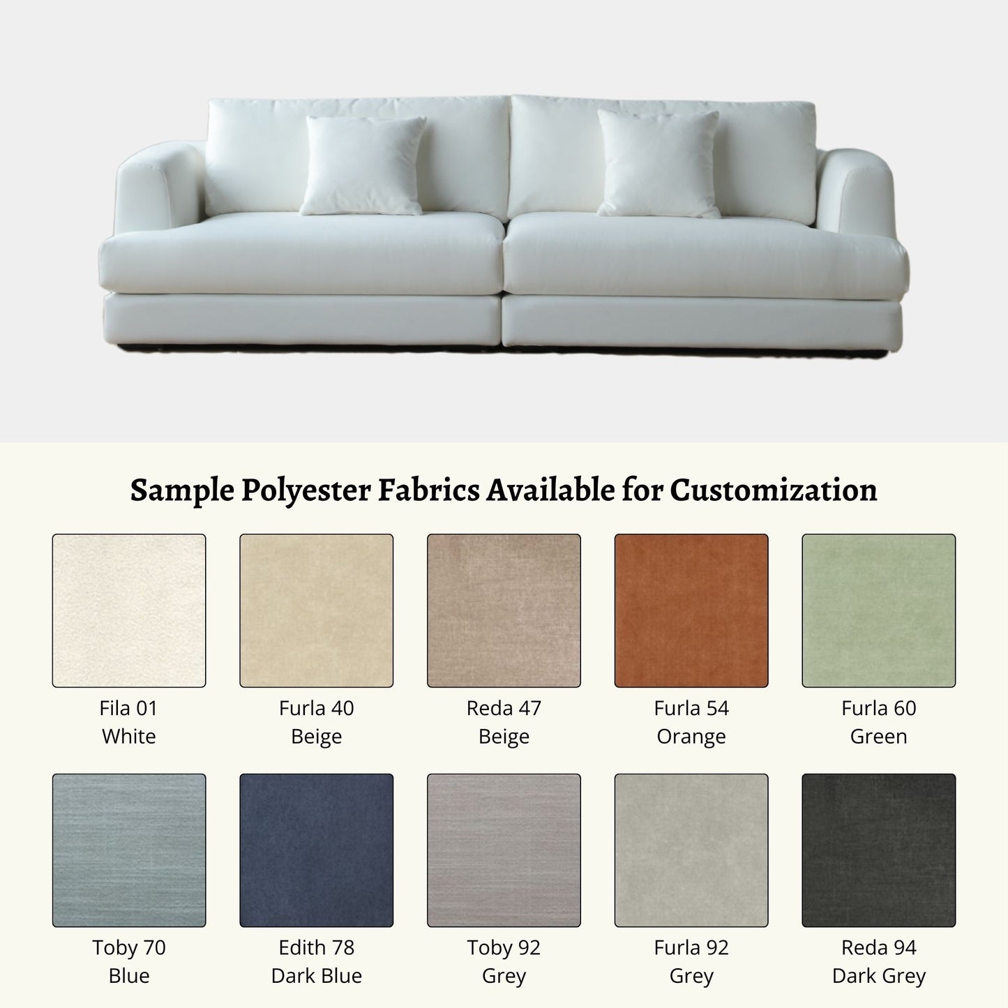Christy sofa fabric customization colour samples (Other) 