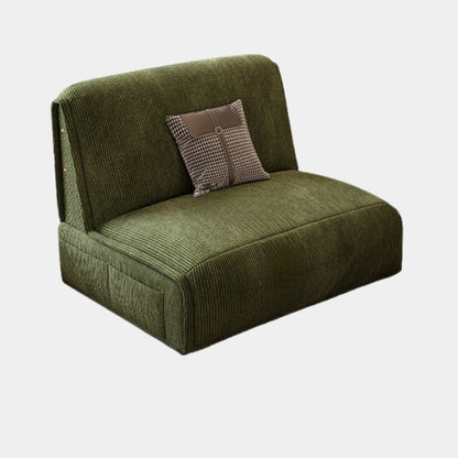 Chronos green fabric sofa bed