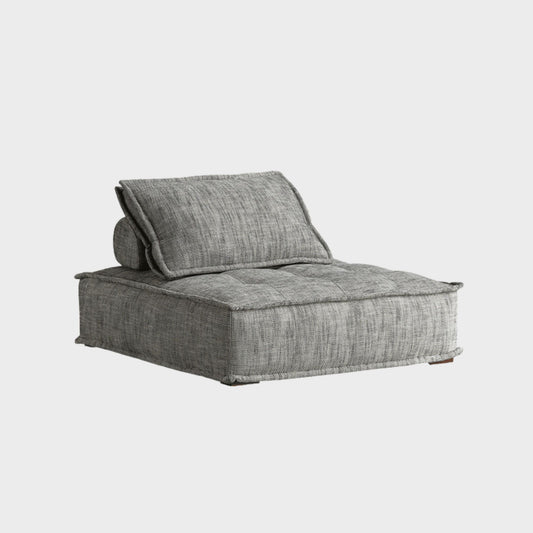 Chunk fabric chair grey