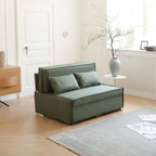 Chunk Armless Fabric Sofa Bed