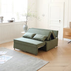 Chunk Armless Fabric Sofa Bed