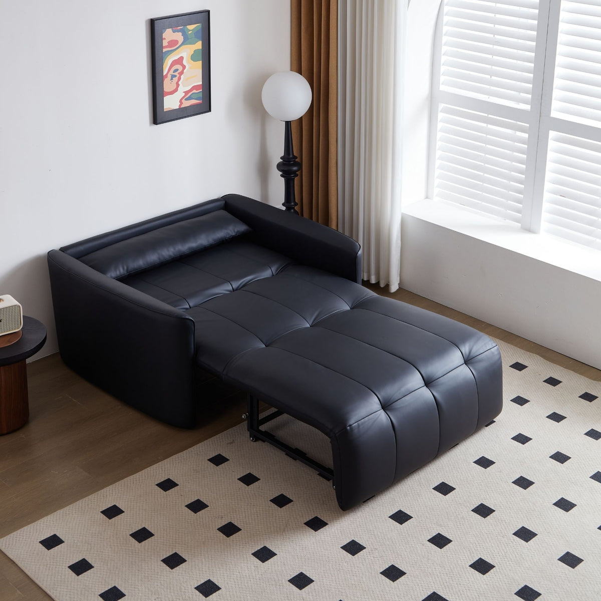 Coach Electric Faux Leather Sofa Bed