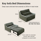 Cider Electric Fabric Sofa Bed