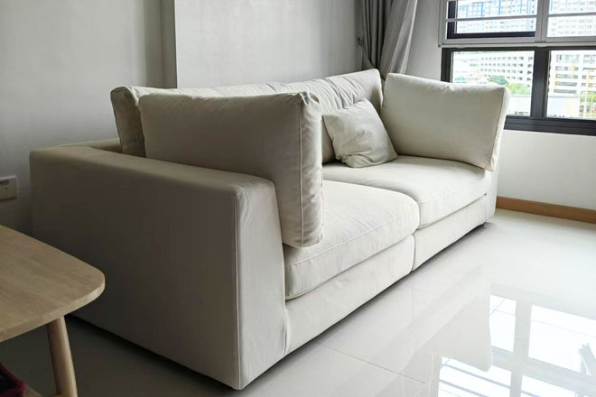 Claudia Fabric Sofa in Furla 01 pet friendly upholstery