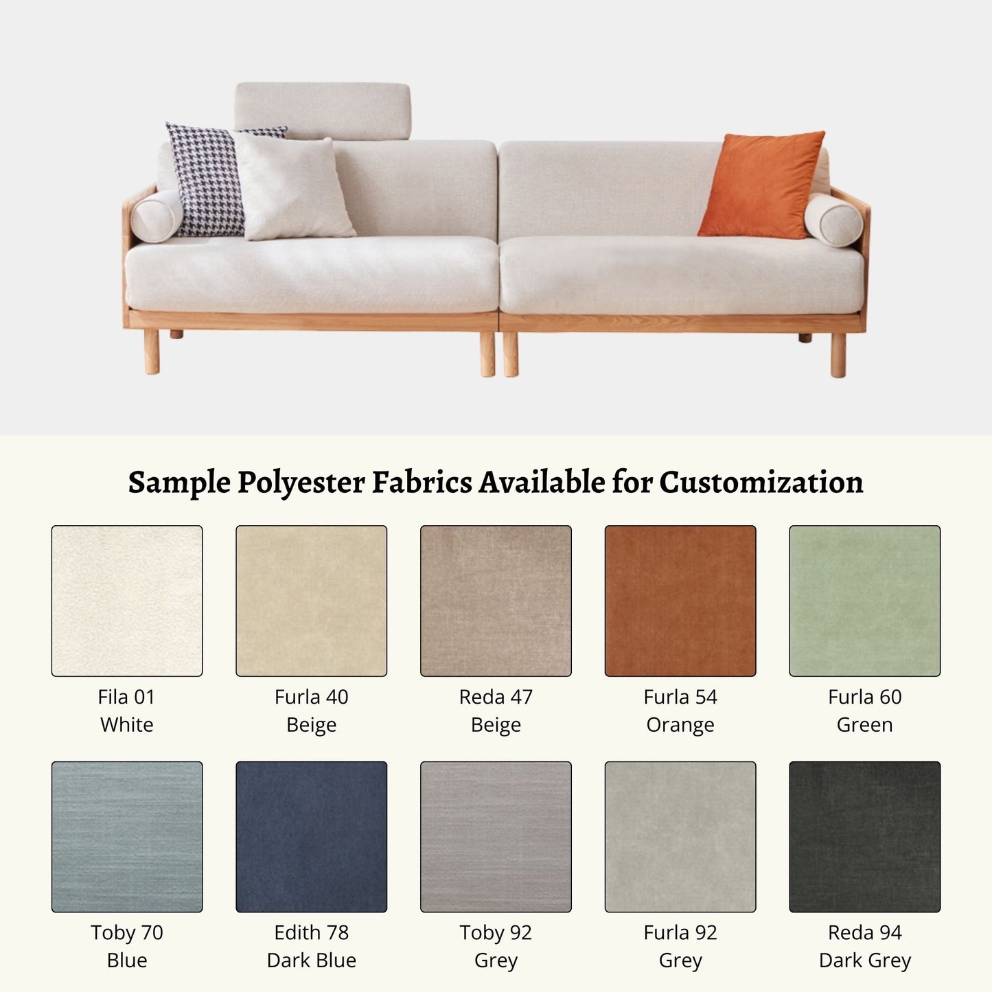 Cloister fabric sofa fabric options (Other)