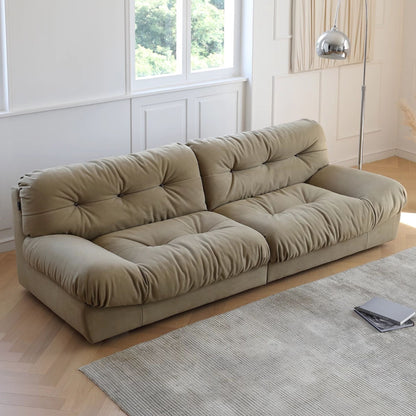 Clora fabric sofa green
